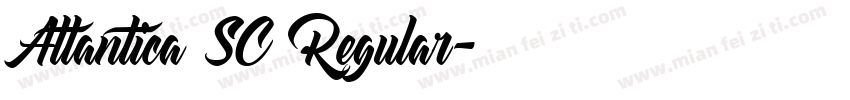 Atlantica SC Regular字体转换
